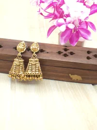 Gopuram jhumka simple view 1