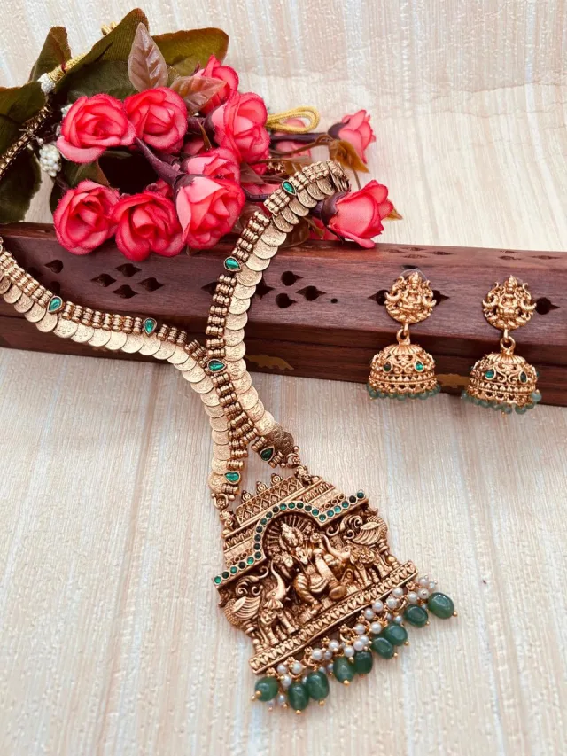 Lakshmi Haram  -  Gold Green