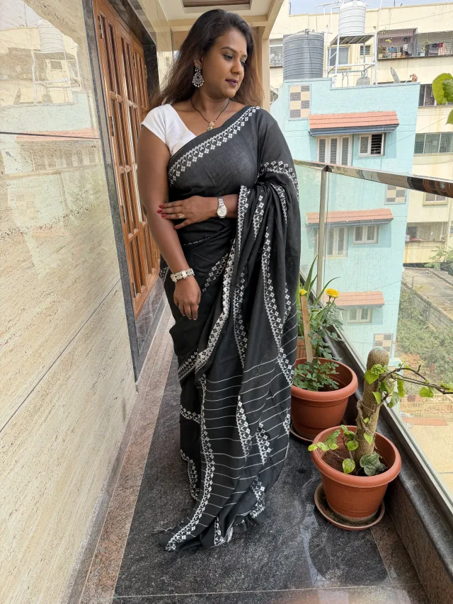 Khadi Cotton saree